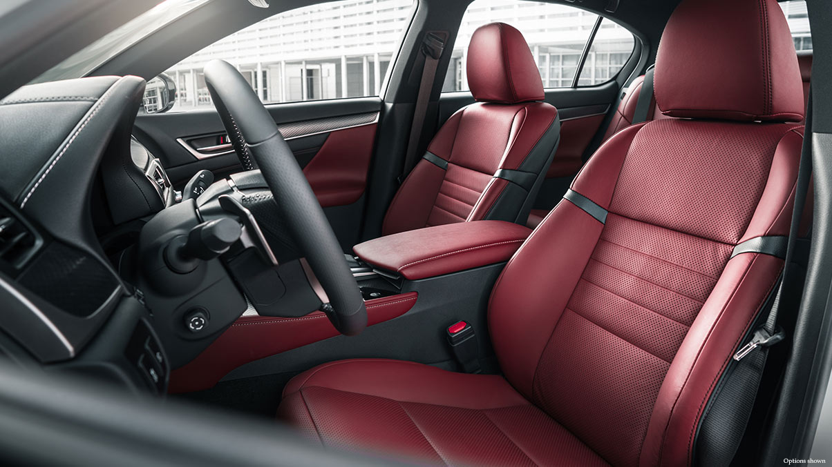 Lexus Gs Fsport Shown With Rioja Red Leather Interior Trim